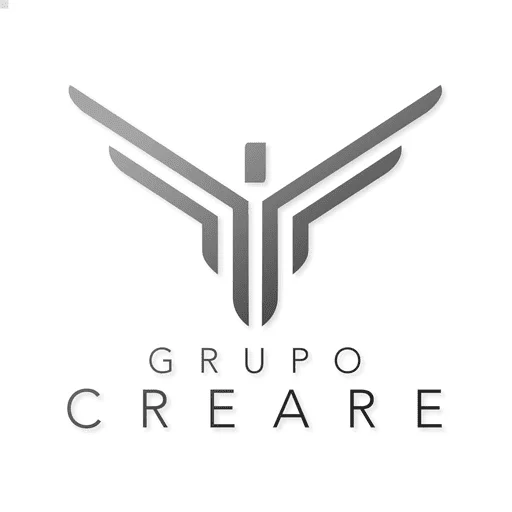 Logo del Grupo CREARE, organización de Guatemala dedicada a la formación en salud mental. Relacionado con ALAMOC Colombia y su aniversario de 50 años.
