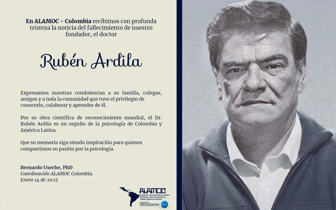 ALAMOC recibe con tristeza el fallecimiento de Rubén Ardila